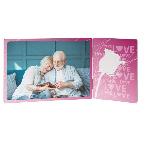 Telaio doppio amore personalizzato Telaio doppio amore personalizzato