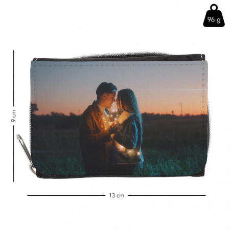 Dimensioni portafoglio nero Dimensioni portafoglio nero