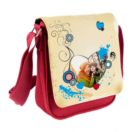 Modello cuore personalizzabile Besace Modello cuore personalizzabile Besace