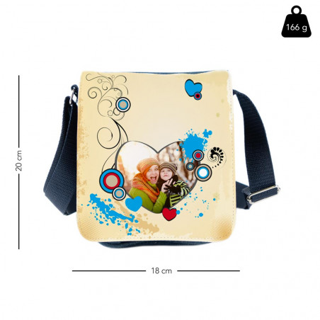 Dimensione del motivo cuore besace Dimensione del motivo cuore besace