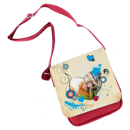 Modello cardiaco Besace con stampa foto Modello cardiaco Besace con stampa foto