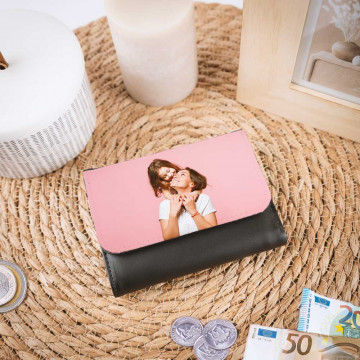 Pratico portafoglio in pelle da personalizzare |Stampa di una sola foto