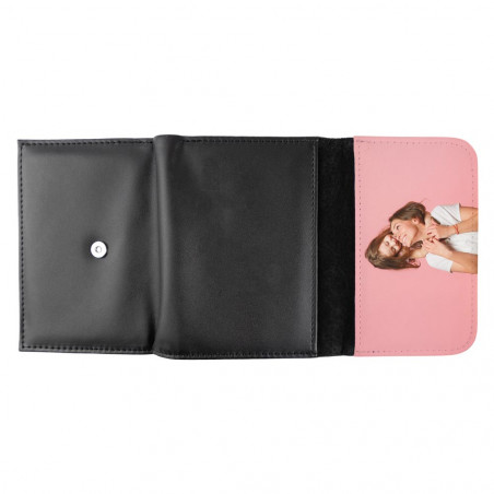 Portafogli in pelle verniciata