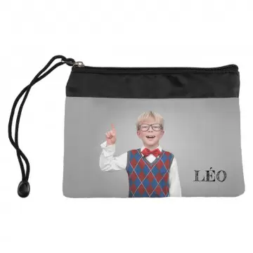 Pochette da donna personalizzata con foto e zip