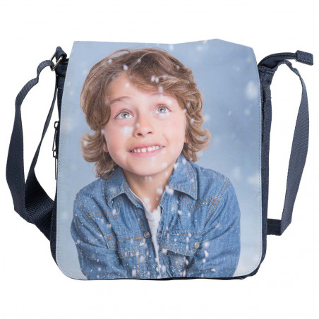Foto borsa blu personalizzabile Foto borsa blu personalizzabile