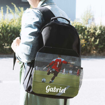 Foto su misura dello zaino nero