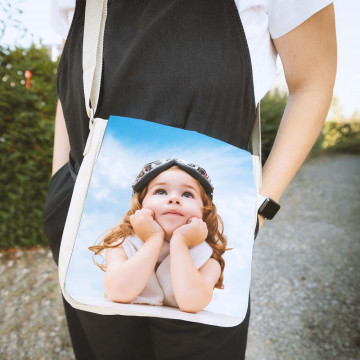 Personalizzato borsa beige foto