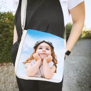 Personalizzato borsa beige foto