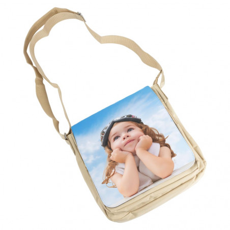 Borsa beige personalizzabile Borsa beige personalizzabile