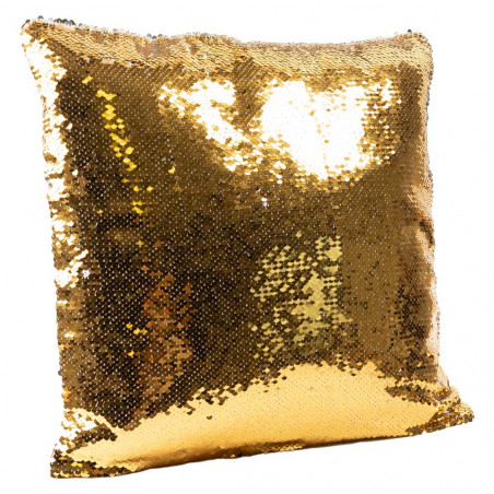 Cuscino scintillante in oro Cuscino scintillante in oro