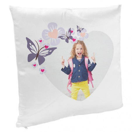 Butterfly cuscino personalizzato cuore foto Butterfly cuscino personalizzato cuore foto