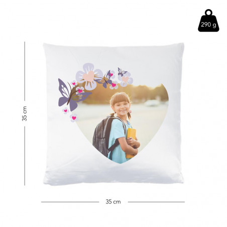 Dimensione del cuscino farfalla cuore Dimensione del cuscino farfalla cuore