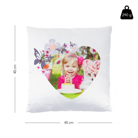 Dimensione del cuscino farfalla cuore Dimensione del cuscino farfalla cuore