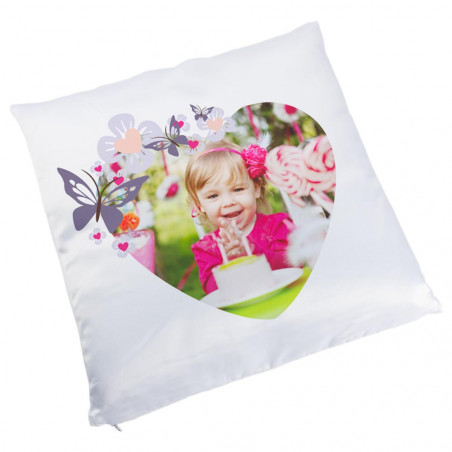 Butterfly cuscino cuore stampato foto Butterfly cuscino cuore stampato foto
