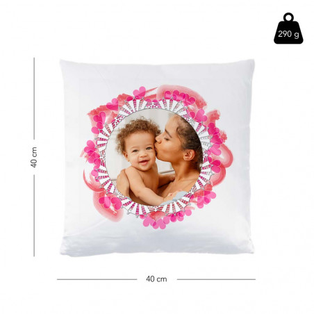 Dimensione del cuscino design rotondo e cuore Dimensione del cuscino design rotondo e cuore