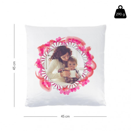 Dimensione del cuscino design rotondo e cuore Dimensione del cuscino design rotondo e cuore