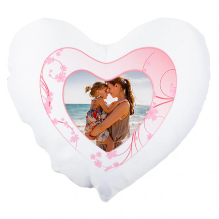 Cuscino cuore di design originale per personalizzare con foto Cuscino cuore di design originale per personalizzare con foto
