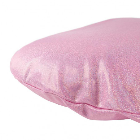 Dettagli cuscino glitter a forma di cuore Dettagli cuscino glitter a forma di cuore