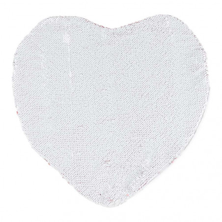 Cuscino in paillettes cuore singolo