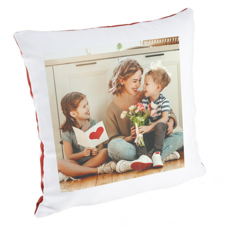Cuscino stampato cuore foto unica Cuscino stampato cuore foto unica