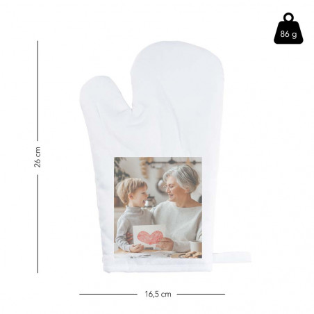 Dimensione del guanto da cucina in tessuto Dimensione del guanto da cucina in tessuto