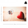 Foto del cuore polare plaid