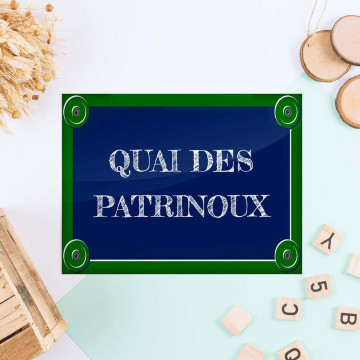 Segnale stradale parigino personalizzato |Idea di decorazione