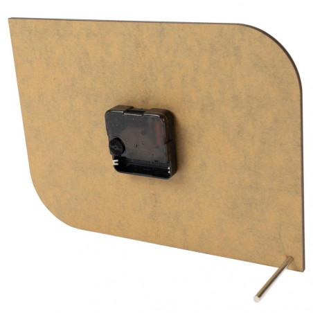 Retro dell'orologio a forma di foglia Retro dell'orologio a forma di foglia