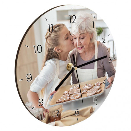 Orologio rotondo personalizzato con foto Orologio rotondo personalizzato con foto