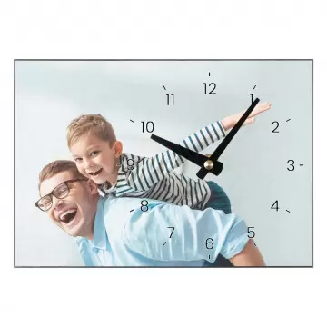 Orologio rettangolare personalizzato con foto