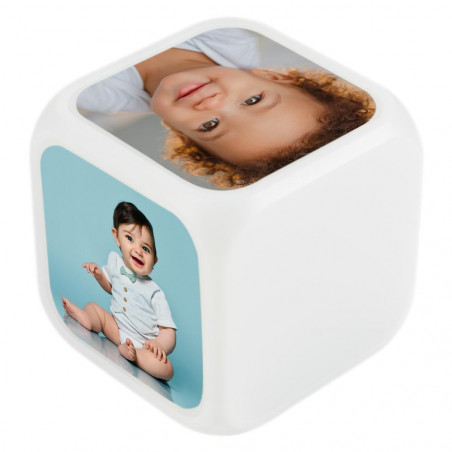 Sveglia con 3 foto stampate Sveglia con 3 foto stampate