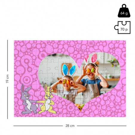 Puzzle coniglio amore Puzzle coniglio amore