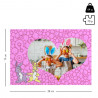 Puzzle coniglio amore