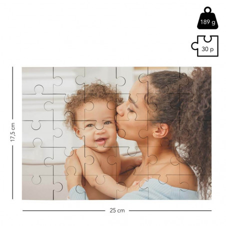 Piccolo puzzle in legno 30 pz Piccolo puzzle in legno 30 pz