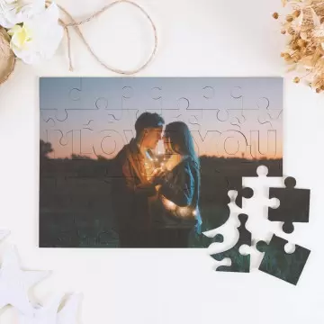 Puzzle fotografico Ti amo |Puzzle personalizzato per innamorati
