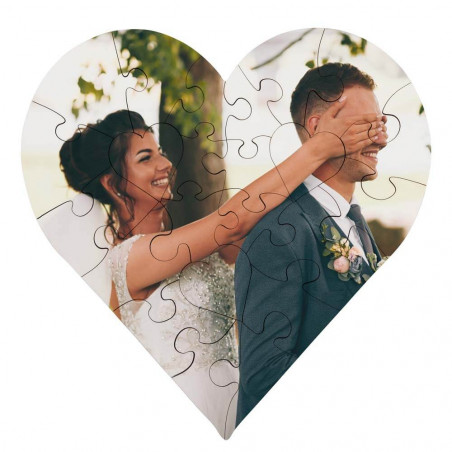 Puzzle cuore di legno Puzzle cuore di legno