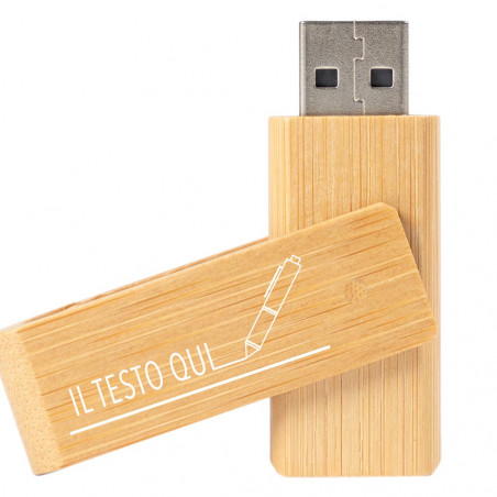 16GB legno USB flash drive con testo inciso 16GB legno USB flash drive con testo inciso