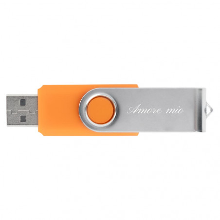 Unità flash USB personalizzabile arancione Unità flash USB personalizzabile arancione
