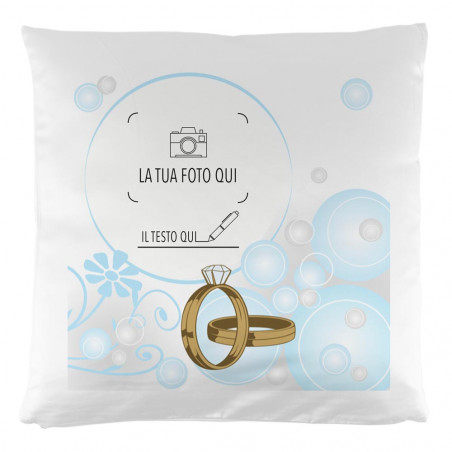 Cuscino originale con retro a forma di cuore