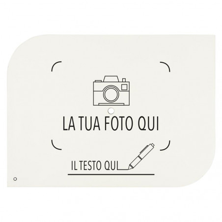 Orologio a foglia con foto Orologio a foglia con foto