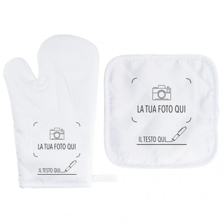 Foto di presina e guanto da cucina Foto di presina e guanto da cucina