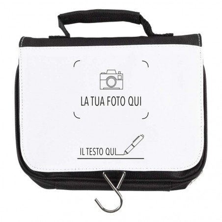 Stampa fotografica su un kit WC tessile Stampa fotografica su un kit WC tessile