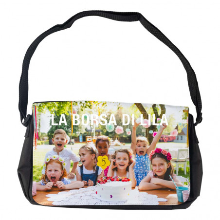 Borsa con stampa fotografica personalizzata Borsa con stampa fotografica personalizzata