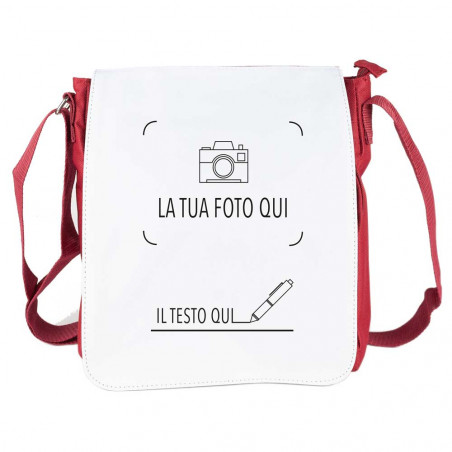 Borsa a tracolla stampa foto