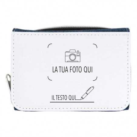 Jeans in tessuto con stampa fotografica Jeans in tessuto con stampa fotografica