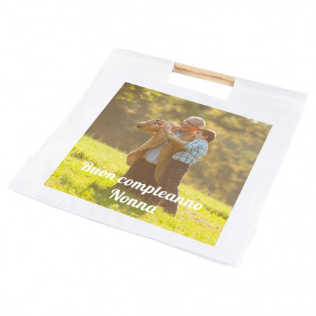 Borsa della spesa con foto Borsa della spesa con foto