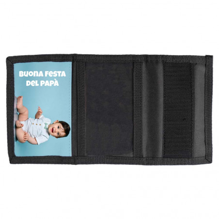 Portafoglio antigraffio smontato