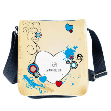 Modello cuore di Besace per personalizzare con foto Modello cuore di Besace per personalizzare con foto