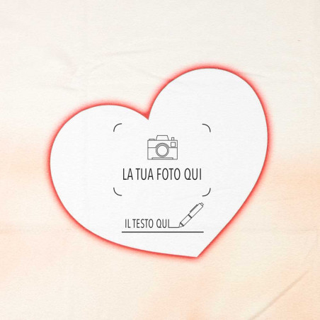 Foto del cuore polare plaid