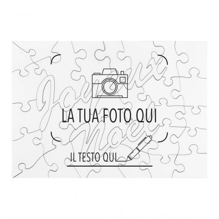 Puzzle natalizio personalizzato Puzzle natalizio personalizzato